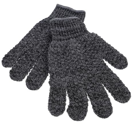 Hemobllo 3 Paar Duschhandschuhe aus Polyester Sanftes Körperpeeling Hautfreundlich Praktische Peelinghandschuhe für Dusche Zuhause Anwendung