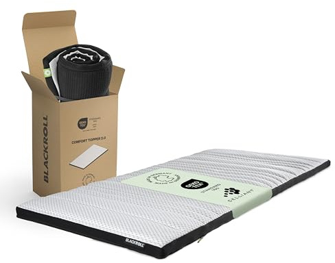 BLACKROLL Comfort Topper 2.0, 200x200 cm, Weicher Matratzentopper für Zusätzlichen Komfort, Verbesserte Druckentlastung
