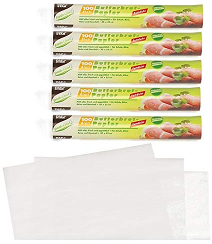 Butterbrotpapier, 25x30cm, 500Blatt