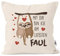 MoonWorks® Kissen-Bezug Spruch Mit dir Bin ich am liebsten faul Faultier Geschenk Liebe Freundschaft Valentinstag Geburtstag Freund Freundin Natur Unisize
