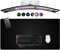 French KOKO Mauspad XL 78 x 37,8 cm, Gaming Maus, Computer-Mauspads, großes Mauspad, Gaming Desktop, Gaming Schreibtischmatte, Gaming Zubehör, Maus Gaming (Metall Workspace)