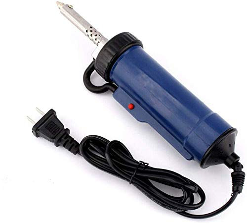 1 x 220 V 30 W 50 Hz Automatic tin Suction Pump, Electric Desoldering Gun, Electric Electric Vacuum Pump, desoldering Tool, for Pump Repair (Black)