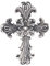 Ardour 25,4 cm antikes silbernes und schwarzes Wandkreuz für Heimdekoration. Metall-Kreuze zum Aufhängen, Wanddeko. Kreuz für die Wand von Kreuzen, religiöse Heimdekoration