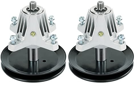 ILONPA Deckspindel für MTD 618-06989 918-06989 für Troy-Bilt MTD T1500 T1600 LT 4600 CLT46CVT TB46, 2 Stück