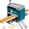 QJJML Benchtop Wood Thickness Planer, 1850W, 8500rpm, 15AMP, 6m/min, Aluminium, Woodworking, 2x Blades Included