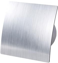 Awenta Kleinraumventilator Wandventilator System Silent Escudo Silber 100 H mit Nachlauf & Hygrostat