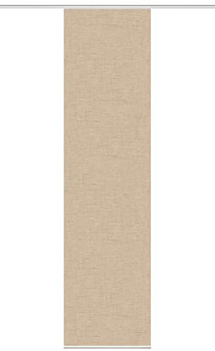 wohnfuehlidee Schiebegardine Deko Blickdicht Marlies, Farbe Sand, Größe BxH 60x245 cm