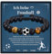 VGWON Fussball Armband Geschenke für Jungen Teenager, 5 6 7 8 9 10 11 12 jahre Geburtstagsgeschenk für Jungen, Geschenke für Sohn, Enkel, Neffe und Bruder, Naturstein 3D Fußballarmband 182