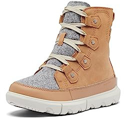 Sorel Womens Explorer Joan Wp Fashion Boot, Tawny Buff Moonstone, 6 UK