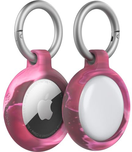 OtterBox AirTags Holder, antishock e cadute, protezione Ultra sottile e Rugged per Apple AirTags, con due moschettones, Mars