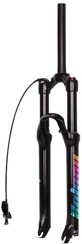 Forcelle Per Bicicletta Forcella for bicicletta ammortizzata 26/27,5/29 pollici Forcella MTB dritta for aria in lega di alluminio da viaggio 100mm for accessori for biciclette ( Color : 29in Straight