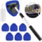 INQUIRLLY Verbessertes Autoscheiben Innenreiniger, 9 Stück Erweiterbares Windschutzscheiben Reiniger, with Spray Bottle Mit 6 Mikrofaserpads, Multifunktionaler Scheibenreiniger Auto Set（Blau）