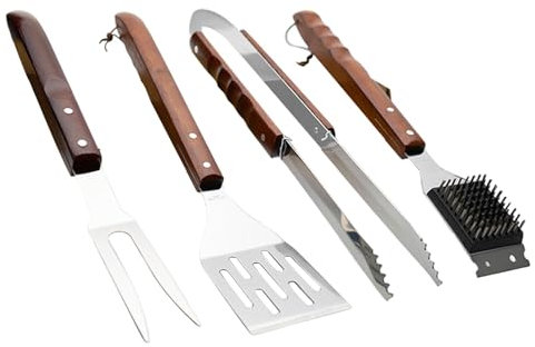 Kit d'outils pour barbecue, ensemble d'ustensiles de barbecue - Outils pour barbecue suspendus, ensemble d'outils pour barbecue, ensemble de barbecue en acier inoxydable pour camping