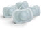 Herobility Gentle Pacifiers – Protective case – BPA-free – Large air vents – 6 – 24 months – 4-pack – Mist Grey