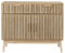 Home Deco Factory, HD0091, Holz-Sideboard im modernen Design mit 2 Schubladen und Doppeltür, ideal für Aufbewahrung und Dekoration, Maße 100 x 35 x 80 cm, braune Farbe