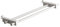 Blogiiup Towel Radiator Brackets, Radiator Towel Rail 19.7'' Heat-Resistant Radiator Towel Rail Hanger with Double Panel Safe White Towel Rail for Towels Clothes Toys, Over Radiator Towel Rail