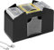 Ni-SHEN automatischer Kartenmischer für 2/4 Decks, USB-/batteriebetrieben, elektrischer Kartenmischer für Familienparty, Poker/Blackjack/UNO (1-4 Deck)
