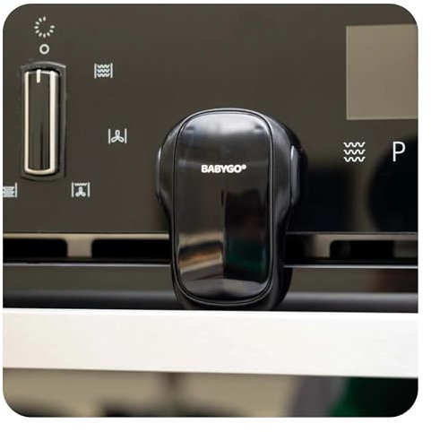 BABYGO® Kitchen Oven Locks in Premium Safety Heat Resistant Material | Baby and Child Proofing for Little Fingers | Easy Fit, 3M Adhesive