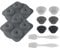 Cecotec Accesorios para Freidoras sin Aceite - Air Fryer - Cecofry SweetBake Pack Accessories. Moldes de Silicona Libre BPA para Donas y Magdalenas, Pinceles de Silicona, Compatibles Freidoras 6-8L