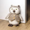 Marco Paul Brown Owl Door Stop, Cute Animal Weighted Heavy Duty Child Safe Fabric Doorstop Stuffed Animal Door Stopper Floor Decorative Door Stops for Home Office