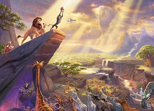 Ceaco - Thomas Kinkade - Disney - Der König der Löwen - Puzzle mit 1000 Teilen