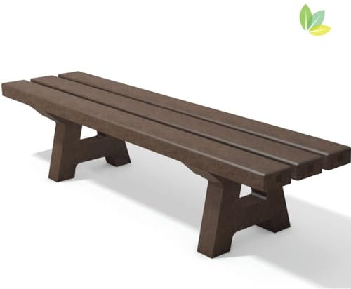 hanit® Canetti Kinderbank ohne Lehne, wetterfest; 1,5m; braun