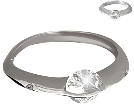 Generisch Planetenring – 925er Sterlingsilber, kosmischer Sternring mit drehbarem Diamant, funkelnde Zirkon-Planetenringe, kreative Fidget- und Angst-Ringe, Schmuckgeschenk für Frauen