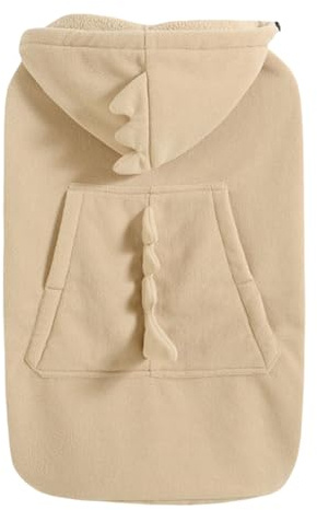 Djowyh Couverture d'Hiver pour Porte-Bébé,Cape Lavable Mignon Dinosaure Pour Bambin À Tabouret De Taille | Cape À Capuche Pour Porte-Bébé,Pour Extérieur, Voyage, Vacances, Déplacements, Parc, Soins