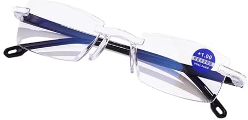 Generisch Clarity Blue Brille Selbstjustierend | Klarer Augenschutz - Selbstjustierende Brille | Für Den Alltag Am Computer Beim Autofahren Nacht Outdoor Aktivitäten Sport