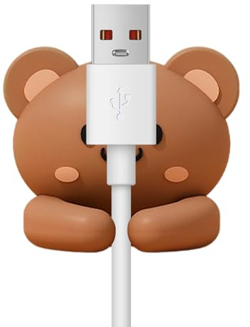 Kabel-Organizer aus Silikon – selbsthaftende Kordelclips | Capybara Kabelklemmen für Kabel unter 6 mm, Silikonkabelhalter zum Laden, Telefonkabel und Verlängerungen für Schreibtisch, Wand, Zuhause