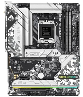 Computer Motherboards Fit For ASRock X670E STEEL LEGEND Motherboard X670 Support 7900 7800X3D 7700 7600X 7500F CPU 4xDDR5 7200MHz M.2 ATX AM5 PCIe 5.0 motherboards