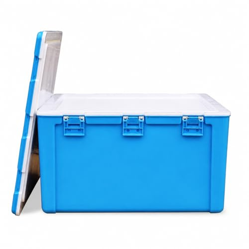 Yunmeryker Hielera Portátil Grande 80L, Nevera Camping Exterior, para Alimentos y Bebidas, Plástico y PU