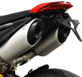 IBEX 10005128 License Plate Holder License Plate Holder Short Rear Includes License Plate Light and Rear Reflector