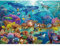 Becko 500 Teile Puzzle Lustiges Spiel Geschenk für Erwachsene und Kinder mit Meereshai, Fisch, Schildkröte, Koralle, U-Boot Landschaft in Weihnachten