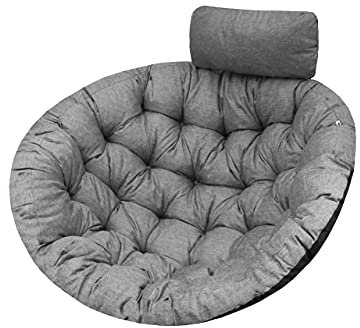 HOBBYGARDEN Schaukelkissen Moon Schaukelauflagen Hängeschaukel Hängesessel Polster Kissen Auflagen Gartenmöbel Kissen Gartenschaukel Wintergarten Innen/Aussen Indoor/Outdoor