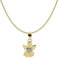 ACALEE Kinder-Halskette mit Engel Gold 333 / 8K wunderschöner Halsschmuck für Mädchen, zauberhafte Geschenkidee, 50-1011