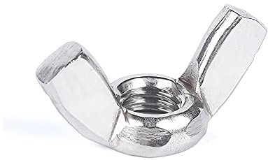 Hooshing 20PCS 3/8-16 Wing Nuts,304 Stainless Steel Wing Nuts Fasteners Parts Butterfly Nut