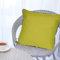 LILENO HOME Kissen 60x60 cm [2er Set] - Wasserabweisende Kissenhülle Limette (ohne Füllkissen) - Kissenbezug wasserfest als Gartenkissen oder Dekokissen - Kissenhülle Indoor und Outdoor
