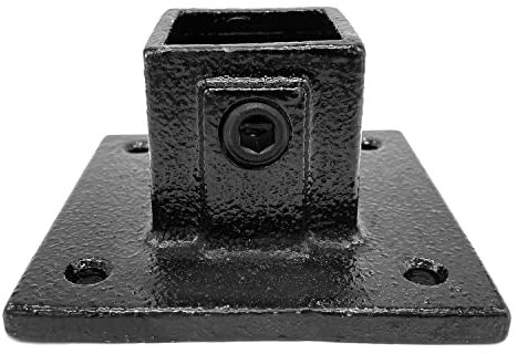 KLEMP Rohrverbinder Gelenkfuss - Typ 10S-40-40 mm | Temperguss | Gusseisen | Schwarz