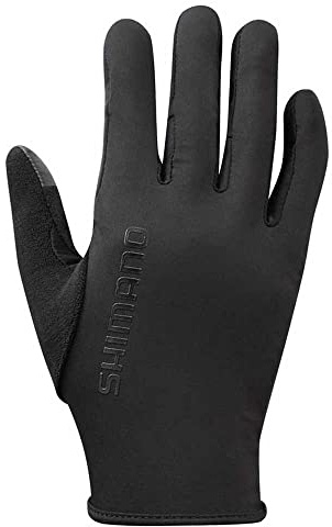 SHIMANO Clothing Unisex Windbreak Race Handschuh, Schwarz, Größe XL