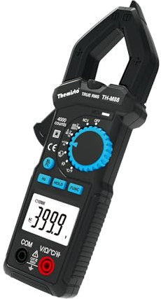 THEMISTO Th-M88 True Rms Digital Clamp Meter (600A,4000 Counts)