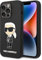 KARL LAGERFELD KLHMP14LSNIKBCK Hülle für iPhone 14 Pro 6,1 hardcase Schwarz SIL