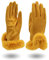 QUEEN HELENA Damen Fingerhandschuh G03 Senape