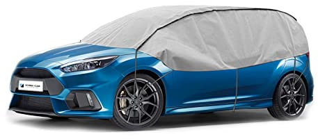 Autoschutzdecke Halbplane Halbgarage von XTRM-CAR kompatibel mit Citroen C4 Cactus ideal angepasst
