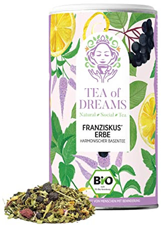 Basentee Bio | Franziskus´ Erbe | mit selektierten Beeren und Kräutern | loser Tee | 30g