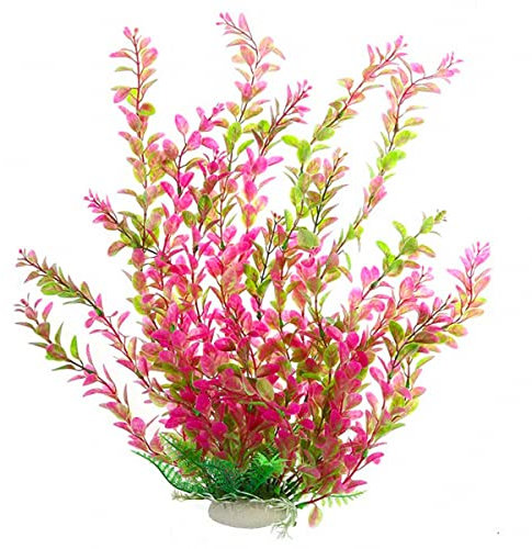 Hsthe Sea Aquarium künstliche Pflanze 45cm rosa große Landschaft Aquarium Dekoration Aquarienpflanze Wohnaccessoires