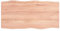 vidaXL Tischplatte, Holzplatte für Tisch Esstisch Couchtisch, Massivholzplatte Handgefertigt mit Baumkante, Ersatztischplatte, Hellbraun 100x50x(2-6) cm Massivholz Behandelt