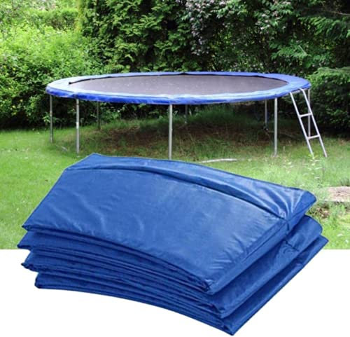 CIRONI Trampolin-Kinderschutzhülle, Schwammmatte, Federabdeckung, wasserdichtes PVC-Antikollisionsgehäuse zum Schutz von Kindern, um Verletzungen vorzubeugen, Blau, 366 cm