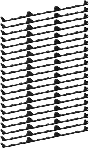 SuperDi 12in Inside 20Pcs - 12 Classic Ribbed Profile Foam Closure Strip Fits for Metal Corrugated Roofing Panels Sheets - 3' Long Intside Roof Closure Strips (Closed-Cell Foams Material)