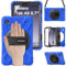 BRAECN Custodia per Samsung Galaxy Tab A9 8.7 Pollici, Antiurto Robusto Cover con Supporto Girevole a 360° e Cinturino a Mano, Portapenne, Tracolla Portatile, Blu